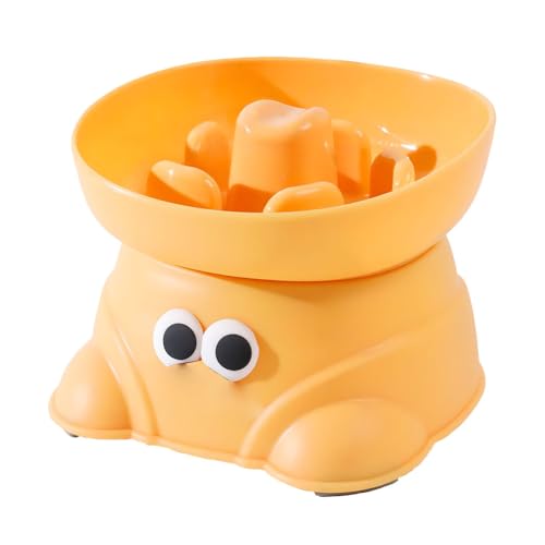 Futternapf Katze/Hunde, Erhöhter Fressnäpfe mit Neigungswinkel Design, Haustiere Futterschüssel Slow-Feeder mit Anti-Rutsch Streifen zur schützt die Wirbelsäule des Haustiers Futternapf Katze/Hunde, Erhöhter Fressnäpfe mit Neigungswinkel Design, Haustiere Futterschüssel Slow-Feeder mit Anti-Rutsch Streifen zur schützt die Wirbelsäule des Haustiers von DONGKER