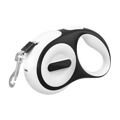 Hundeleine 5m, Einziehbar Hunde Rollleine mit LED Licht, Ausziehleine mit Schnellbremsknopf für Training und Spaziergänge für Kleine und Mittelgroße Hunde bis 75kg Hundeleine 5m, Einziehbar Hunde Rollleine mit LED Licht, Ausziehleine mit Schnellbremsknopf für Training und Spaziergänge für Kleine und Mittelgroße Hunde bis 75kg von DONGKER