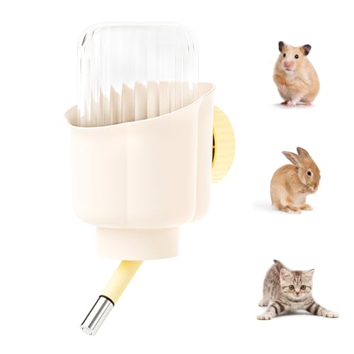 Kaninchen Trinkflasche, 300ml Hamster Tränke, Hängende Nagertränke, Wasserspender für Hamster, für Katzen, Kaninchen, Meerschweinchen, kleine Hasen, Chinchillas von DONGKER