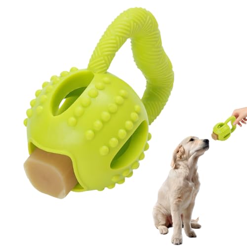Kauspielzeug für Hund, Interaktives Hundespielzeug aus TPR, Zähne Reinigung Hunde Spielzeug für Welpen zum Reinigen und Knirschen der Zähne von Hunden von DONGKER