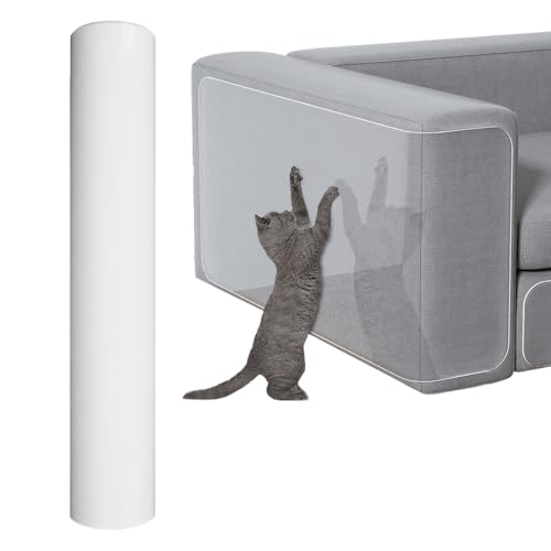Kratzschutz Sofa Katze, Transparent Selbstklebend Anti Kratz Tape, 20x300 cm, Flexibler Schnitt PVC Kratzschutzfolie für Sofa, Türen, Matratzen, Schränke, Wände, Tische, Stühle und Beine Kratzschutz Sofa Katze, Transparent Selbstklebend Anti Kratz Tape, 20x300 cm, Flexibler Schnitt PVC Kratzschutzfolie für Sofa, Türen, Matratzen, Schränke, Wände, Tische, Stühle und Beine von DONGKER