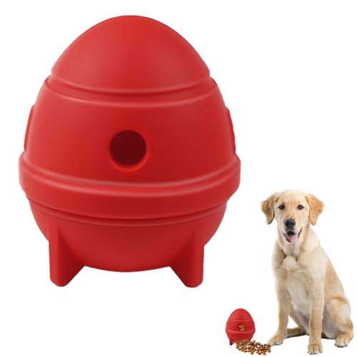 Leckerli-Hundespielzeug, Silikon Futterspielzeug für Hunde, Leckerli-Spender mit abnehmbarem Deckel für Verschiedene Snacks bis 1,5 cm Durchmesser von DONGKER
