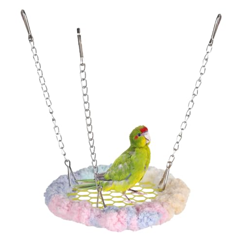 Vogel Hängematte, Hängende Atmungsaktive Vogelnest Schlafplätze, Vogel Spielzeug mit 3 Metallhaken für Sittiche, Wellensittiche, Papagei, Unzertrennliche, Conure, Quaker Vogel Hängematte, Hängende Atmungsaktive Vogelnest Schlafplätze, Vogel Spielzeug mit 3 Metallhaken für Sittiche, Wellensittiche, Papagei, Unzertrennliche, Conure, Quaker von DONGKER