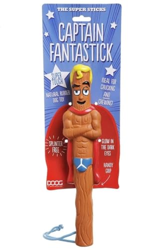 DOOG Hundespielzeug Stick Verschiedene Motive Captain Fantastick von DOOG