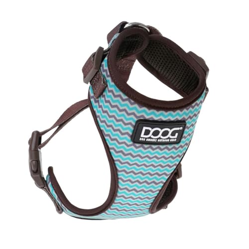 DOOG Neon Harness Geschirr, Größe:28-34 cm, Farbe:braun/blau DOOG Neon Harness Geschirr, Größe:28-34 cm, Farbe:braun/blau von DOOG