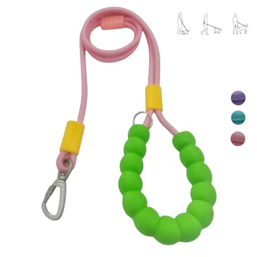 Hundeleine, verstellbare Bungee-Taille und Crossbody-Leine mit bequemem Griff, strapazierfähiges Nylonseil für kleine bis große Hunde, Sicherheitsverschluss zum Laufen, Wandern, Spazierengehen (Rosa Hundeleine, verstellbare Bungee-Taille und Crossbody-Leine mit bequemem Griff, strapazierfähiges Nylonseil für kleine bis große Hunde, Sicherheitsverschluss zum Laufen, Wandern, Spazierengehen (Rosa von DOOMANLOAD