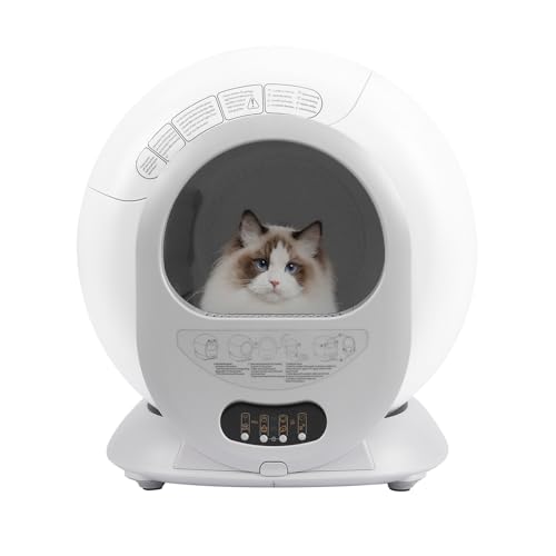 Intelligente Selbstreinigende Katzentoilette,65L Automatisches Elektrisches Katzenklo mit APP Kontrolle,Automatische Reinigung,EIN-klick-Streuwechsel,Geruchsbeseitigerin für Mehrere Katzen Intelligente Selbstreinigende Katzentoilette,65L Automatisches Elektrisches Katzenklo mit APP Kontrolle,Automatische Reinigung,EIN-klick-Streuwechsel,Geruchsbeseitigerin für Mehrere Katzen von DOPBENT