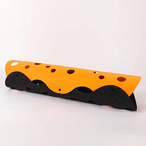 Filz-Katzentunnel Mit Spielball, Faltbarer Katzenspieltunnel Katzen-Aktivitäts-Tunnelröhre Interaktives Katzenspielzeug Für Innenkatzen,H Filz-Katzentunnel Mit Spielball, Faltbarer Katzenspieltunnel Katzen-Aktivitäts-Tunnelröhre Interaktives Katzenspielzeug Für Innenkatzen,H von DOPORA