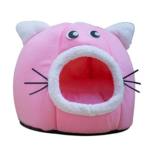 Generisches Bequemes Haustierbett Mit Rutschfester Unterseite, Katzenbettzelt, Katzenhaus, Faltbares Höhlenhaus Für Kätzchen Oder Kleine Hunde Im Innen- Und Außenbereich,Rosa,XL Generisches Bequemes Haustierbett Mit Rutschfester Unterseite, Katzenbettzelt, Katzenhaus, Faltbares Höhlenhaus Für Kätzchen Oder Kleine Hunde Im Innen- Und Außenbereich,Rosa,XL von DOPORA