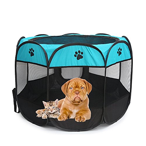 Hund Laufgitter Tragbarer Haustier Laufgitter Faltbares Welpen-Spielzelt Geeignet Für Innen- Und Außenbereich,A,M Hund Laufgitter Tragbarer Haustier Laufgitter Faltbares Welpen-Spielzelt Geeignet Für Innen- Und Außenbereich,A,M von DOPORA