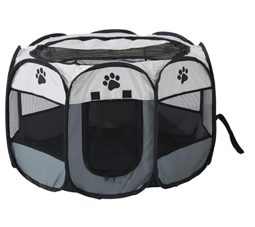 Hund Laufgitter Tragbarer Haustier Laufgitter Faltbares Welpen-Spielzelt Geeignet Für Innen- Und Außenbereich,B,M Hund Laufgitter Tragbarer Haustier Laufgitter Faltbares Welpen-Spielzelt Geeignet Für Innen- Und Außenbereich,B,M von DOPORA