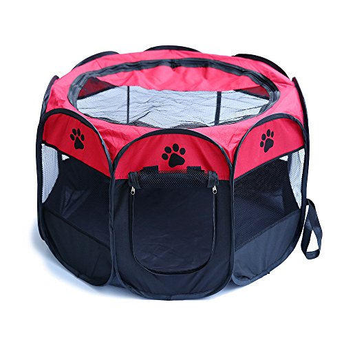 Hund Laufgitter Tragbarer Haustier Laufgitter Faltbares Welpen-Spielzelt Geeignet Für Innen- Und Außenbereich,C,L Hund Laufgitter Tragbarer Haustier Laufgitter Faltbares Welpen-Spielzelt Geeignet Für Innen- Und Außenbereich,C,L von DOPORA