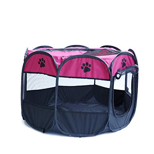 Hund Laufgitter Tragbarer Haustier Laufgitter Faltbares Welpen-Spielzelt Geeignet Für Innen- Und Außenbereich,H,M Hund Laufgitter Tragbarer Haustier Laufgitter Faltbares Welpen-Spielzelt Geeignet Für Innen- Und Außenbereich,H,M von DOPORA
