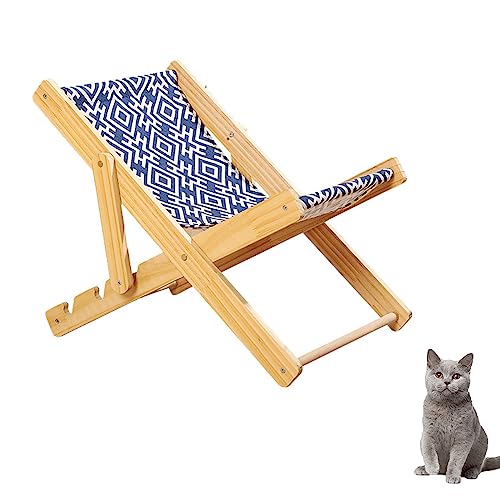 Katzen-Hochbett, Katzenbett, Hängematte, Tragkraft: 10 Kg, Groß, Bodenstehend, Ruhender Katzen-Loungesessel, Haustierbett Für Kaninchen, Katzen, Welpen, Kleine Hunde Im Innenbereich,A Katzen-Hochbett, Katzenbett, Hängematte, Tragkraft: 10 Kg, Groß, Bodenstehend, Ruhender Katzen-Loungesessel, Haustierbett Für Kaninchen, Katzen, Welpen, Kleine Hunde Im Innenbereich,A von DOPORA