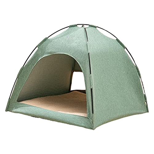 Katzenbett, Katzenhaus Mit Abnehmbarem, Waschbarem Kissen, Katzenzelt Für Alle Jahreszeiten, Tragbares, Faltbares Katzen-Hundenest Für Haustiere, Drinnen Und Draußen,Grün,M Katzenbett, Katzenhaus Mit Abnehmbarem, Waschbarem Kissen, Katzenzelt Für Alle Jahreszeiten, Tragbares, Faltbares Katzen-Hundenest Für Haustiere, Drinnen Und Draußen,Grün,M von DOPORA