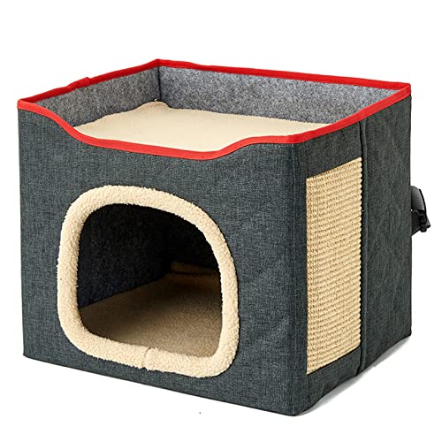 Katzenbett Für Hauskatzen, Faltbares Katzenhaus, Katzenwohnung Für Alle Jahreszeiten, Haustier-Katzenversteck, Große Katzenhöhle Mit Verstellbarem Gurt Für Autositz,B Katzenbett Für Hauskatzen, Faltbares Katzenhaus, Katzenwohnung Für Alle Jahreszeiten, Haustier-Katzenversteck, Große Katzenhöhle Mit Verstellbarem Gurt Für Autositz,B von DOPORA