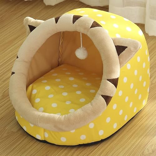 Katzenbett-Höhle,Katzenbett Für Hauskatzen,Kleines Hundebett Mit Rutschfester Unterseite,Abnehmbare Dicke Polster,Maschinenwaschbar,Superweiches Schlafsofa Für Haustiere,A,XL Katzenbett-Höhle,Katzenbett Für Hauskatzen,Kleines Hundebett Mit Rutschfester Unterseite,Abnehmbare Dicke Polster,Maschinenwaschbar,Superweiches Schlafsofa Für Haustiere,A,XL von DOPORA