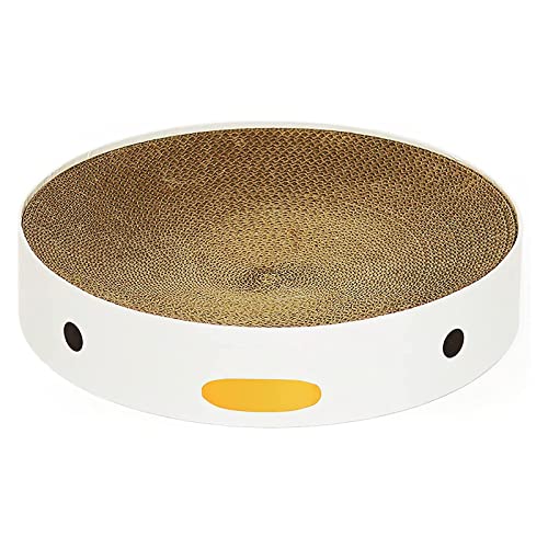 Katzenkratzer Mit Kükenmuster – Katzenkratzbett Aus Wellpappe, Katzenkratzer Für Katzen Im Innenbereich, Zum Schutz Von Sofa, Boden, Vorhängen, Matratze,M Katzenkratzer Mit Kükenmuster – Katzenkratzbett Aus Wellpappe, Katzenkratzer Für Katzen Im Innenbereich, Zum Schutz Von Sofa, Boden, Vorhängen, Matratze,M von DOPORA