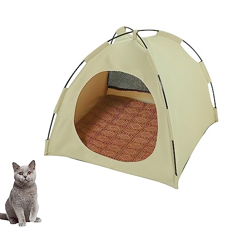 Katzenzelt, Abnehmbar, rutschfest, Katzenbett, Höhle, Beige, Faltbar, Tragbar, Wasserdicht, Haustierunterlage, Nest, Katzenhaus Für Katzen, Haustiere, Kleine Hunde, Kätzchen,A,L Katzenzelt, Abnehmbar, rutschfest, Katzenbett, Höhle, Beige, Faltbar, Tragbar, Wasserdicht, Haustierunterlage, Nest, Katzenhaus Für Katzen, Haustiere, Kleine Hunde, Kätzchen,A,L von DOPORA