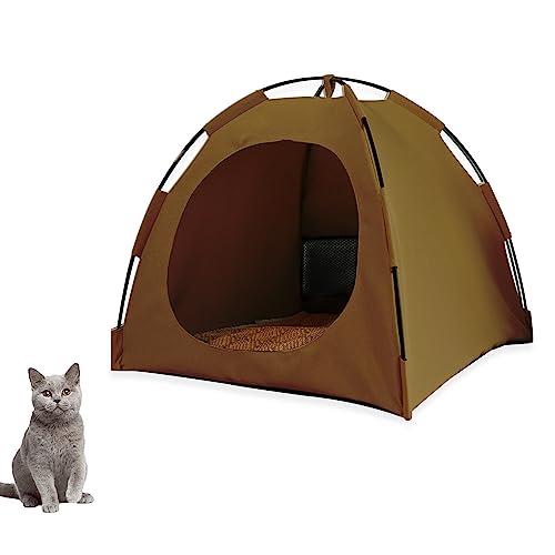 Katzenzelt, Abnehmbar, rutschfest, Katzenbett, Höhle, Beige, Faltbar, Tragbar, Wasserdicht, Haustierunterlage, Nest, Katzenhaus Für Katzen, Haustiere, Kleine Hunde, Kätzchen,B,L Katzenzelt, Abnehmbar, rutschfest, Katzenbett, Höhle, Beige, Faltbar, Tragbar, Wasserdicht, Haustierunterlage, Nest, Katzenhaus Für Katzen, Haustiere, Kleine Hunde, Kätzchen,B,L von DOPORA