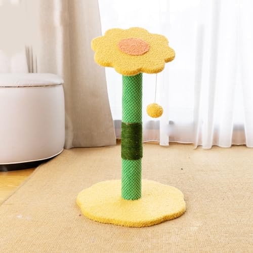 Niedlicher Kratzbaum, Sonnenblumen-Katzen-Klettergerüst, Indoor-Katze Mit Vollem Sisal-Kratzbaum, Sitzstange, Sprungplattform, Kleines Kratzbaum-Aktivitätszentrum,S Niedlicher Kratzbaum, Sonnenblumen-Katzen-Klettergerüst, Indoor-Katze Mit Vollem Sisal-Kratzbaum, Sitzstange, Sprungplattform, Kleines Kratzbaum-Aktivitätszentrum,S von DOPORA