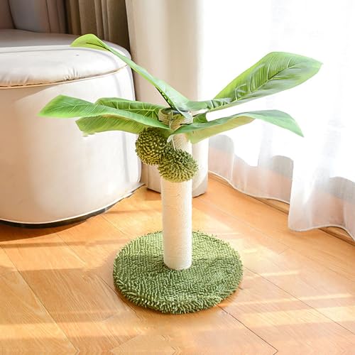 Niedlicher Kratzbaum Mit Kokosnussbaum-Katzenklettergerüst Für Zimmerkatzen Mit Kratzbaum Aus Sisal, Sitzstange Und Sprungplattform. Kleines Kratzbaum-Aktivitätszentrum,S Niedlicher Kratzbaum Mit Kokosnussbaum-Katzenklettergerüst Für Zimmerkatzen Mit Kratzbaum Aus Sisal, Sitzstange Und Sprungplattform. Kleines Kratzbaum-Aktivitätszentrum,S von DOPORA