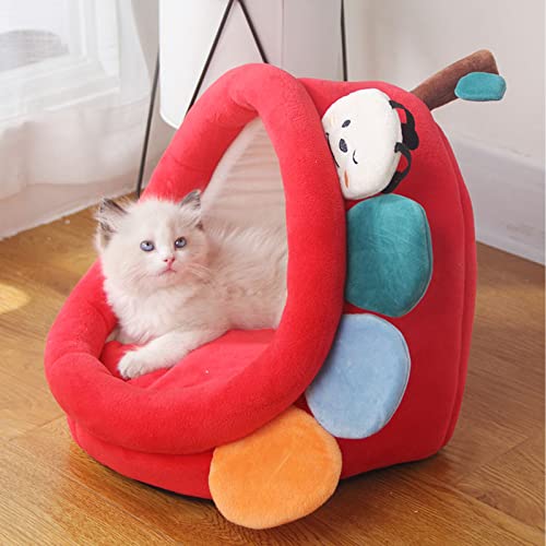 Süßes Katzenbett – Gemütliches Katzenhaus Für Hauskatzen – Weiches Katzenhöhlenbett Für Kleine Und Mittlere Katzen,B,M Süßes Katzenbett – Gemütliches Katzenhaus Für Hauskatzen – Weiches Katzenhöhlenbett Für Kleine Und Mittlere Katzen,B,M von DOPORA