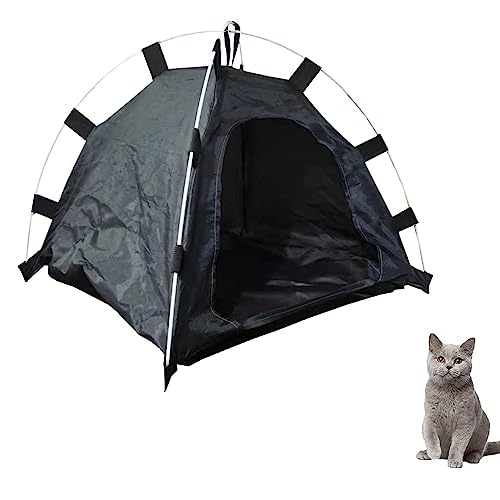 Tragbare Katzenhäuser Für Den Innen- Und Außenbereich, Katzenzelt Für Katzen Und Kleine Hunde, Katzenbett-Höhlenkäfig, Faltbare Katzenhäuser Und Eigentumswohnungen Für Verwilderte Katzen,B Tragbare Katzenhäuser Für Den Innen- Und Außenbereich, Katzenzelt Für Katzen Und Kleine Hunde, Katzenbett-Höhlenkäfig, Faltbare Katzenhäuser Und Eigentumswohnungen Für Verwilderte Katzen,B von DOPORA