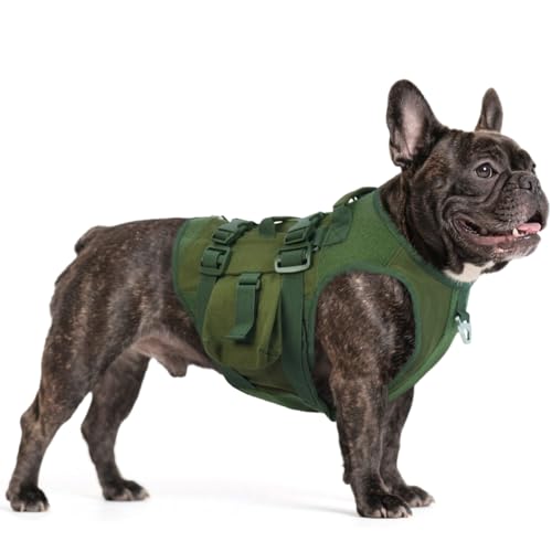 DORA BRIDAL Taktisches Hundegeschirr, Servicehund, Molle-Weste mit Griff, Militär-Hundegeschirr mit Klettverschlüssen, strapazierfähig, kein Ziehen, verstellbare Hundeweste für Training, DORA BRIDAL Taktisches Hundegeschirr, Servicehund, Molle-Weste mit Griff, Militär-Hundegeschirr mit Klettverschlüssen, strapazierfähig, kein Ziehen, verstellbare Hundeweste für Training, von DORA BRIDAL