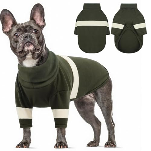 Dora Bridal Fleece-Hundepullover für große Hunde, dehnbarer Rollkragenpullover, weich, warm, langärmelig, Haustier-Shirt, Pjs, Kleidung für Border Collie Dora Bridal Fleece-Hundepullover für große Hunde, dehnbarer Rollkragenpullover, weich, warm, langärmelig, Haustier-Shirt, Pjs, Kleidung für Border Collie von DORA BRIDAL