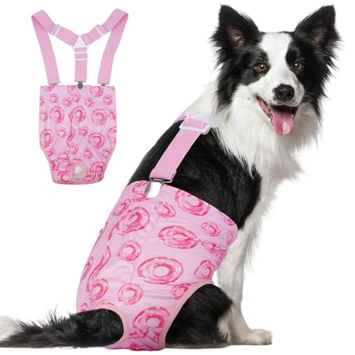 Wiederverwendbare Windeln für Hündinnen mit Strumpfhalter, waschbare Hundehöschen, hochsaugfähige Windel für Hündinnen, bei Hitze, Inkontinenz, Welpentraining von DORA BRIDAL