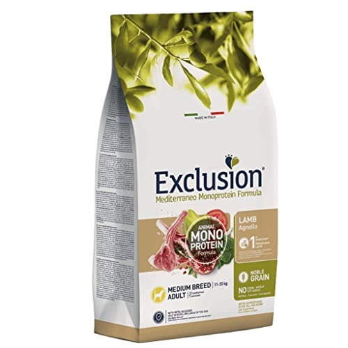 Exclusion Mediterraneo Noble Grain Adult Lamm Large 12kg von Exclusion