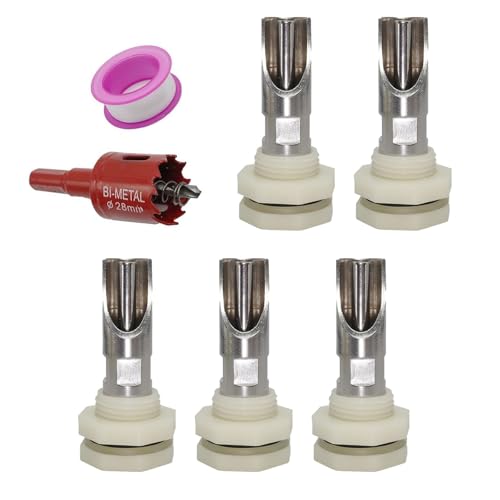 Automatische Schweine-Bewässerungsnippel, Bauernhoftiere, Rinder, Schweine, Nippel, Bewässerungswerkzeug für Fässer im Bauernhof Automatische Schweine-Bewässerungsnippel, Bauernhoftiere, Rinder, Schweine, Nippel, Bewässerungswerkzeug für Fässer im Bauernhof von DOSERTY