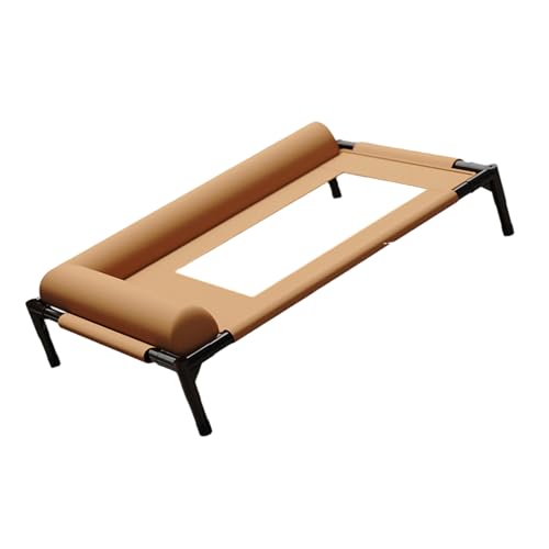 DOSERTY Erhöhtes Haustierbett mit Kissen, kauresistentes Design, atmungsaktives Netz, waschbare Bezüge, Hundebett, Hängematte für den Innen- und Außenbereich von DOSERTY