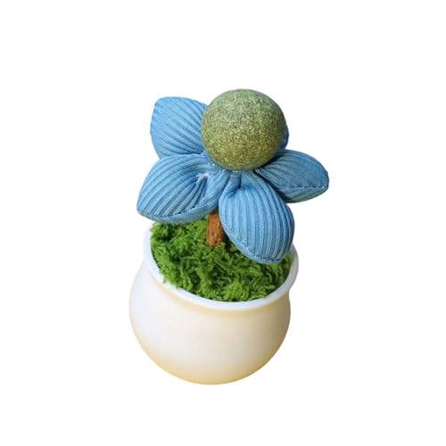 DOSERTY Katzenminze Lecken mit Blumentöpfen Form für Kätzchen Spaß und Entspannung Indoor Bereicherung Teaser Topfpflanze DOSERTY Katzenminze Lecken mit Blumentöpfen Form für Kätzchen Spaß und Entspannung Indoor Bereicherung Teaser Topfpflanze von DOSERTY