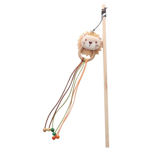 DOSERTY Katzenspielstab mit Quasten für Kätzchen, langer Zauberstab, lustige Übung und Unterhaltung, Spielzeug DOSERTY Katzenspielstab mit Quasten für Kätzchen, langer Zauberstab, lustige Übung und Unterhaltung, Spielzeug von DOSERTY