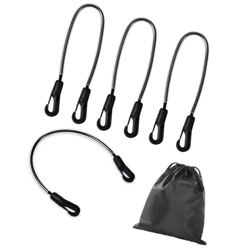 DOSERTY Professionelle Pferdebeingurte Packung Mit 4 Elastischen Schwanzbändern Einstellbarer Befestigungsgurt Für Stabile Deckensicherheit von DOSERTY