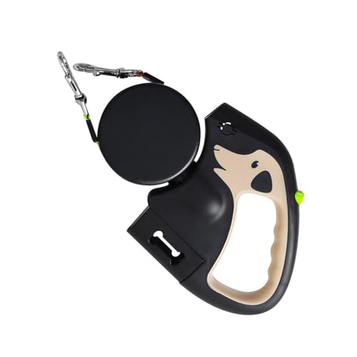 Einziehbare Hundeleine, ergonomischer Griff, hohe Stärke, 3 m Länge, für verschiedene Rassen, Outdoor-Aktivitäten, Zugseil von DOSERTY