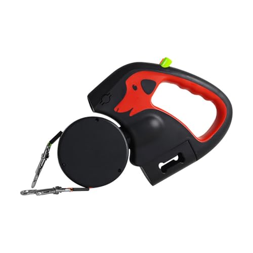 Einziehbare Hundeleine, ergonomischer Griff, hohe Stärke, 3 m Länge, für verschiedene Rassen, Outdoor-Aktivitäten, Zugseil von DOSERTY