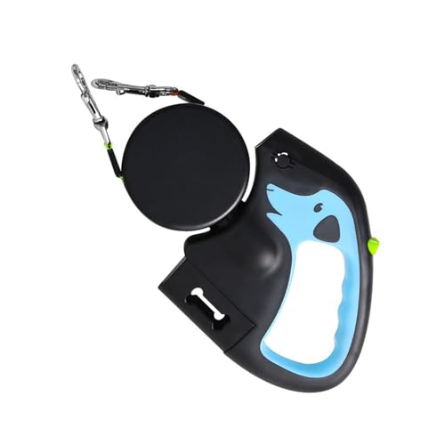 Einziehbare Hundeleine, ergonomischer Griff, hohe Stärke, 3 m Länge, für verschiedene Rassen, Outdoor-Aktivitäten, Zugseil von DOSERTY