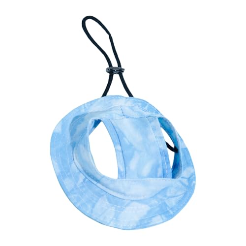 Haustier-Sonnenhut mit breiter Krempe, für Hunde, Katzen, Kaninchen, Kopfbedeckung, atmungsaktiver Stoff von DOSERTY