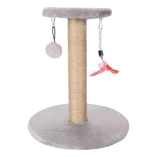 Runder Sisal-Kratzbaum für Katzen, abnehmbar, verschleißfest, für den Innenbereich und Schlafzimmer Runder Sisal-Kratzbaum für Katzen, abnehmbar, verschleißfest, für den Innenbereich und Schlafzimmer von DOSERTY