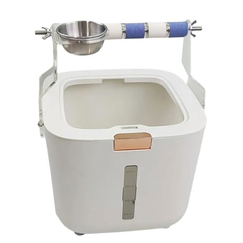 Vogel Toilettenständer Abnehmbarer Eimer Easy Töpfchen Training Klettern Barch Stand Für Kleine Bis Große Papageien Cockatiels Vogel Toilettenständer Abnehmbarer Eimer Easy Töpfchen Training Klettern Barch Stand Für Kleine Bis Große Papageien Cockatiels von DOSERTY