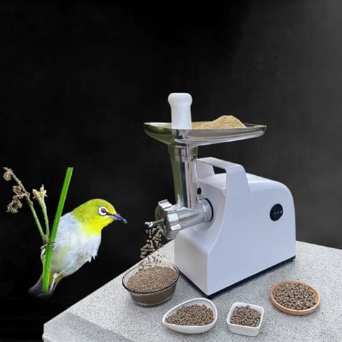 Elektrische Tierfutter-Pellet-Maschine, 500 W, elektrischer Vogel-Angelköder-Granulator, geräuscharmer Betrieb, Hunde-/Katzenfutter-Pellet-Mell-Maschine, 1,5/2,5/3,0/5,0/7,0 mm Elektrische Tierfutter-Pellet-Maschine, 500 W, elektrischer Vogel-Angelköder-Granulator, geräuscharmer Betrieb, Hunde-/Katzenfutter-Pellet-Mell-Maschine, 1,5/2,5/3,0/5,0/7,0 mm von DPQICHH
