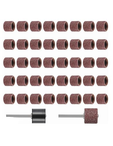DPWOUM 42-teiliges Haustier-Nagelschleifer-Ersatz-Set mit Körnung, Nagelglätter, Schleiftrommel-Set, Krallenpflege-Zubehör für Hundekrallenpflege DPWOUM 42-teiliges Haustier-Nagelschleifer-Ersatz-Set mit Körnung, Nagelglätter, Schleiftrommel-Set, Krallenpflege-Zubehör für Hundekrallenpflege von DPWOUM