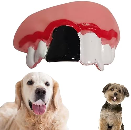 Schwarze Zähne für Hunde, lustige Silikon-Zahnspangen, kreatives Kauspielzeug, einfach anzubringen, interaktives Spielzeug, Weihnachtskostüm, passendes Zubehör Schwarze Zähne für Hunde, lustige Silikon-Zahnspangen, kreatives Kauspielzeug, einfach anzubringen, interaktives Spielzeug, Weihnachtskostüm, passendes Zubehör von DPWOUM