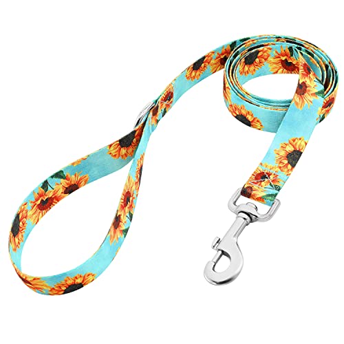 Hundeleine/Leine, florales Hundeleinen für Welpen, kleine, mittelgroße und große Hunde, 1,2 m Hundeleine und Halsband, Geschirr-Set für niedliche Hunde, Frühling, Sommer, Hundeleine für Ihr Furbaby Hundeleine/Leine, florales Hundeleinen für Welpen, kleine, mittelgroße und große Hunde, 1,2 m Hundeleine und Halsband, Geschirr-Set für niedliche Hunde, Frühling, Sommer, Hundeleine für Ihr Furbaby von DQGHQME