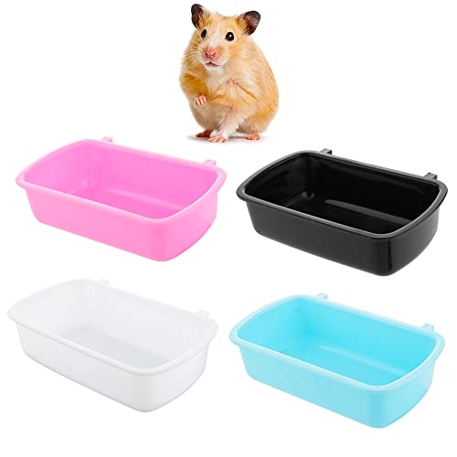 Futternapf für Kleintiere, für Hamster, Mäuse, Ratten, Igel, kleine Haustiere, 4 Stück von DQITJ