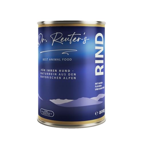 Dr. Reuter´s - Rind mit Haferflocken und Karotten - 6 Dosen à 800g Dr. Reuter´s - Rind mit Haferflocken und Karotten - 6 Dosen à 800g von DR. REUTER´S BEST ANIMAL FOOD
