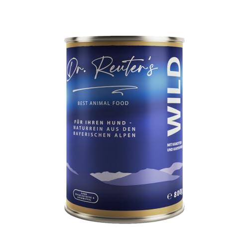 Dr. Reuter´s - Wild mit Karotten und Kartoffeln 800g - 6 Dosen à 800g von DR. REUTER´S BEST ANIMAL FOOD